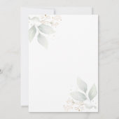 Greenery foliage raad hoeveel Kisses Game Kaart (Achterkant)