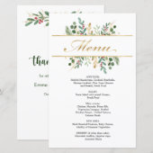 Greenery Foliage Red Berry Wedry (Voorkant / Achterkant)