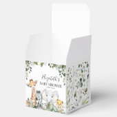 Greenery Foliage Safari Baby shower Favor Box Bedankdoosjes (Geopend)