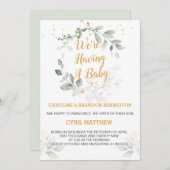 Greenery foliage We hebben een aankondiging van de (Voorkant / Achterkant)