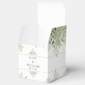 Greenery Foliage Weddenschap Bedankdoosjes (Geopend)