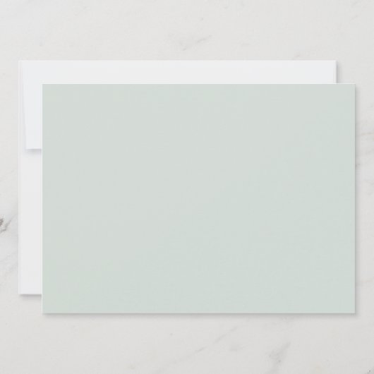 Greenery foliage Wishes for Baby shower Game Kaart (Achterkant)