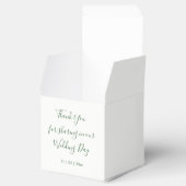 Greenery Foliage Wreath Wedding Bedankdoosjes (Geopend)