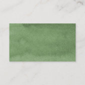 Greenery Forest Animals Baby shower Books for Baby Informatiekaartje (Achterkant)