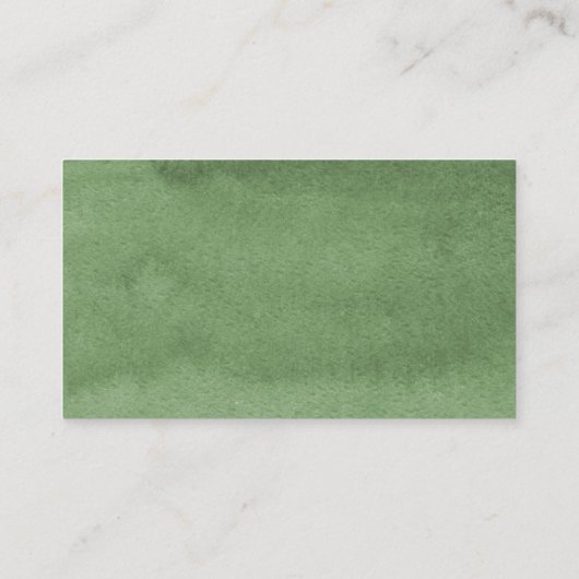 Greenery Forest Animals Baby shower Books for Baby Informatiekaartje (Achterkant)