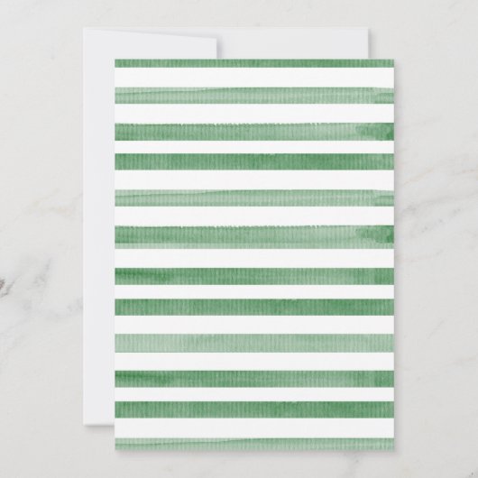 Greenery Forest Woodland Animals 1e verjaardag Kaart (Achterkant)