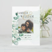 Greenery FOTO BEWAART DE EucalyptusBEGROTING Kaart (Staand voorkant)