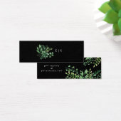 Greenery Fresh Leaf Modern Registry Insert Card Mini Visitekaartjes (Bureau)
