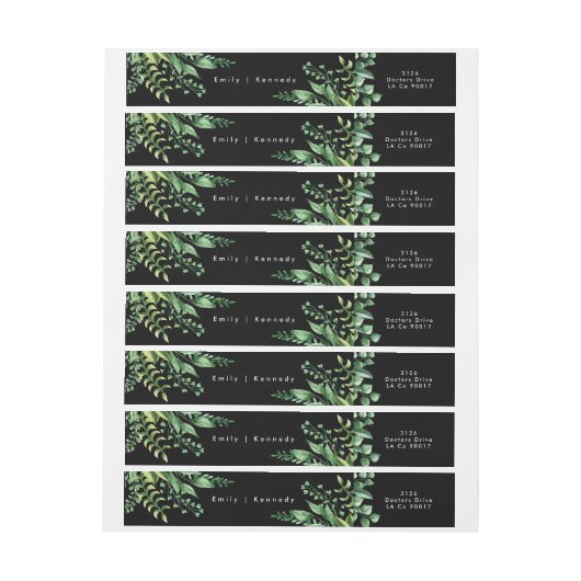 Greenery Fresh Leaf Modern Wedding (Vel)