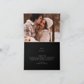 Greenery Fresh Leaf Modern Wedding Bedankt (Binnen)