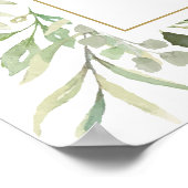 Greenery Funeral Celebration Of Life 2 Photo Poster (Hoek)