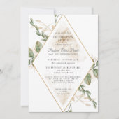 Greenery Funeral Celebration of Life Kaart (Voorkant)