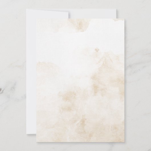 Greenery Funeral Celebration of Life Kaart (Achterkant)