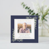 Greenery Funeral Memorial Order of Service Program (Staand voorkant)