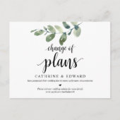 Greenery Garden, Aankondiging, uitgesteld Briefkaart (Voorkant)