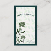 Greenery Garden Designer Visitekaartje (Voorkant)