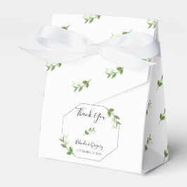 Greenery Garden Leaves Lijst Wedding Bedankdoosjes