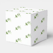 Greenery Garden Leaves Lijst Wedding Bedankdoosjes (Achterkant)