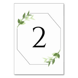 Greenery Garden Leaves Lijst Wedding Kaart