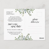 Greenery Garden, Love is Patient, Postponed Briefkaart (Achterkant)