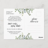 Greenery Garden, wijziging van plannen, uitgesteld Briefkaart (Achterkant)