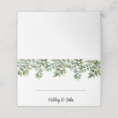 Greenery Garland Plaatskaartje (Buitenkant ongevouwen)