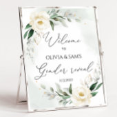 Greenery gender laat welkomstteken zien poster