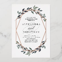 Greenery Geo White | Roos Gold Wedding