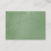 Greenery Geometric Baby shower Boek Aanvraag Informatiekaartje (Achterkant)