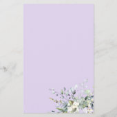 Greenery Geometric Bridal Word Scramble Game Flyer (Achterkant)