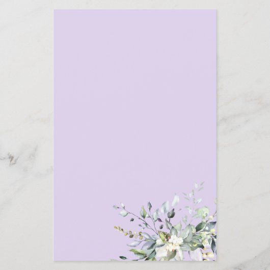 Greenery Geometric Bridal Word Scramble Game Flyer (Achterkant)