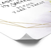 Greenery Geometric Eucalyptus Love is Sweet Sign Poster (Hoek)