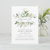 Greenery Geometric Sip en Zie Kaart (Staand voorkant)