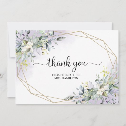 Greenery Geometric Vrijgezellenfeest (Voorkant)