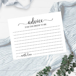 Greenery Geometric Vrijgezellenfeest Advice Cards Briefkaart