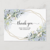 Greenery Geometric Vrijgezellenfeest Briefkaart (Voorkant)