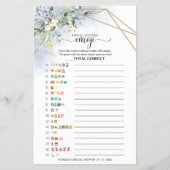 Greenery Geometric Vrijgezellenfeest Emoji Piction Flyer (Voorkant)