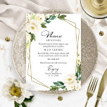 Greenery Geometric Vrijgezellenfeest Menu voor Bor Kaart<br><div class="desc">Greenery Geometric Vrijgezellenfeest Menu voor Bord Uitnodiging</div>