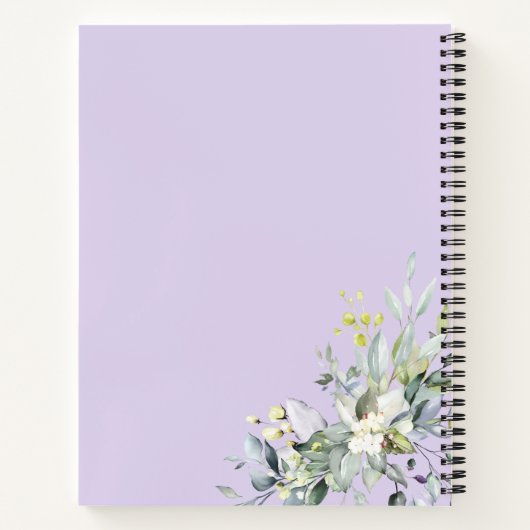 Greenery Geometric Vrijgezellenfeest Recipe Book Notitieboek (Achterkant)