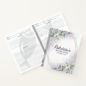 Greenery Geometric Vrijgezellenfeest Recipe Book Notitieboek (Binnen)