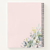 Greenery Geometric Vrijgezellenfeest Recipe Book Notitieboek (Achterkant)