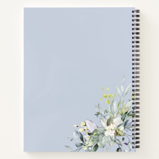 Greenery Geometric Vrijgezellenfeest Recipe Book Notitieboek (Achterkant)