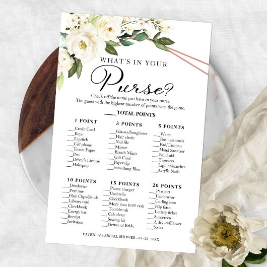 Greenery Geometric Wat zit er in je lauw spelletje Flyer