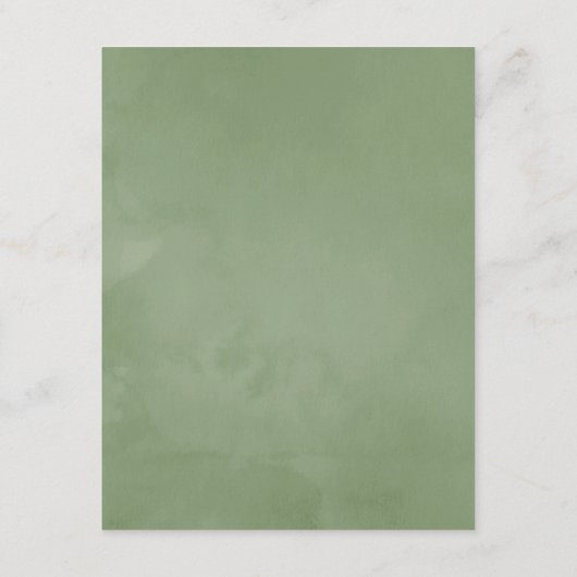 Greenery Geometric Wedding Guest Details Informatiekaartje (Achterkant)