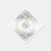 Greenery Geometric Wreath Vrijgezellenfeest Napkin Servet (Hoek)