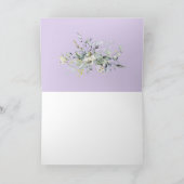 Greenery Geometrisch Vrijgezellenfeest Dank u kaar Kaart (Binnen)