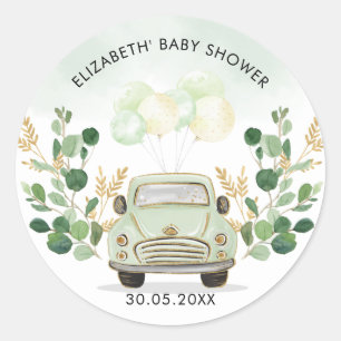 Greenery Gold Adventure Reisrit door Favorieten Ronde Sticker