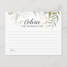 Greenery Gold Advice voor de toekomstige Kaart