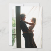 Greenery Gold Arch Foto Sage Green Wedding Save The Date (Achterkant)