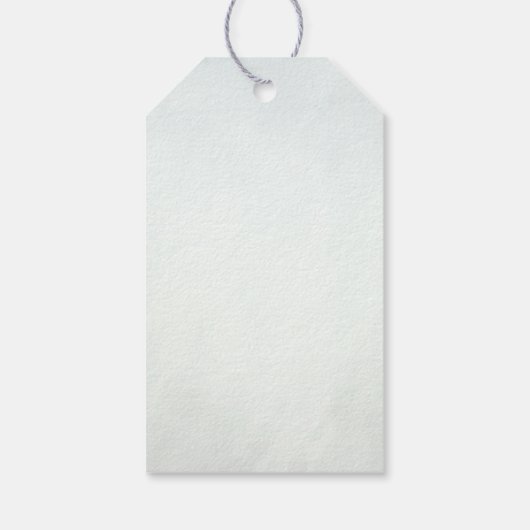 Greenery Gold Botanical Leaves Bedankt Cadeaulabel (Achterkant)